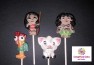 549sp Hawaiian Surfer Girl Chocolate Candy Lollipop Mold